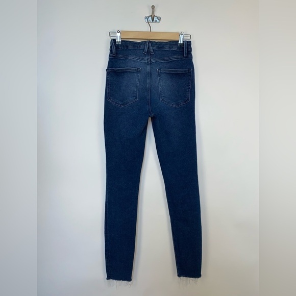 Good American GOOD WAIST SKINNY‎ JEANS blue867 - Picture 8 of 16